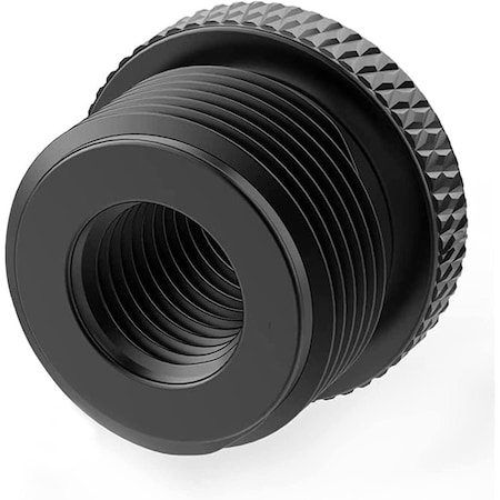 5 Core 5 Core Mic Stand Adapter - 3/8 Female to 5/8 Male Screw Adapter - w Knurled Surface Precise Thread MS ADP M BLK 3858 1PC